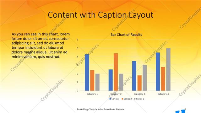 Content with Caption presentation slide layout