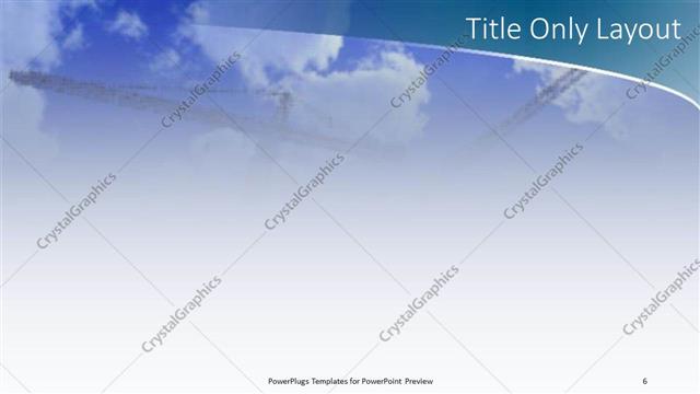 Title Only presentation slide layout