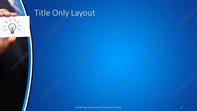 Title Only presentation slide layout