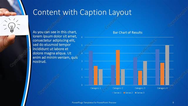 Content with Caption presentation slide layout