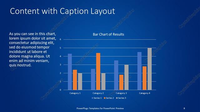 Content with Caption presentation slide layout