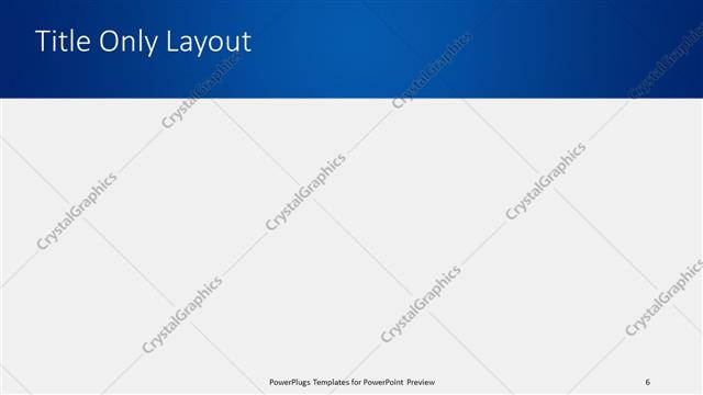 Title Only presentation slide layout