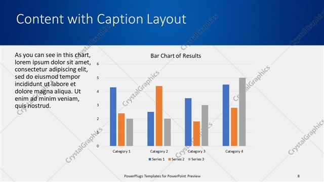 Content with Caption presentation slide layout