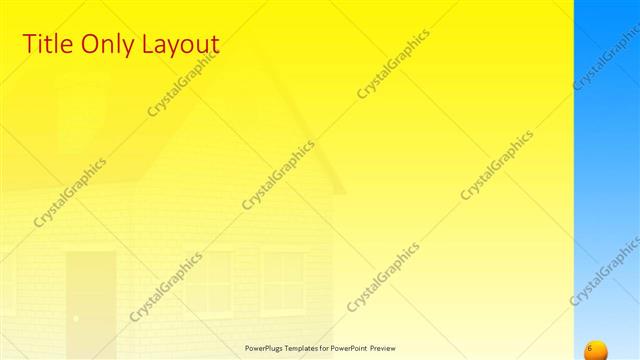 Title Only presentation slide layout