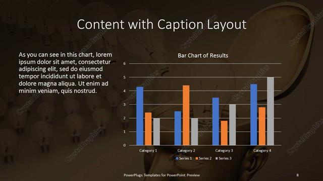 Content with Caption presentation slide layout