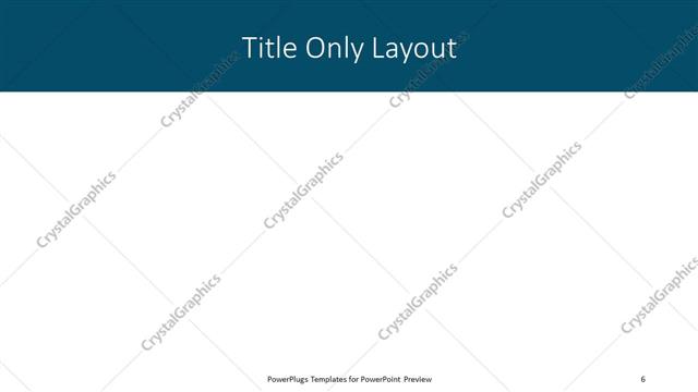 Title Only presentation slide layout