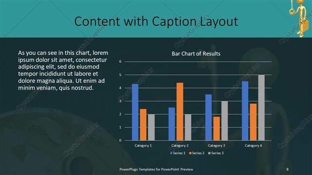 Content with Caption presentation slide layout