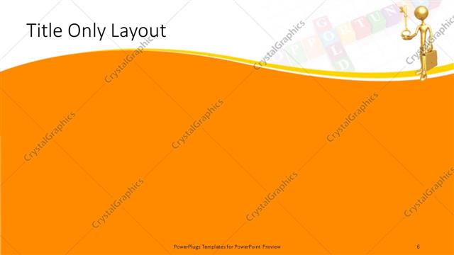 Title Only presentation slide layout