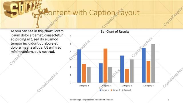 Content with Caption presentation slide layout