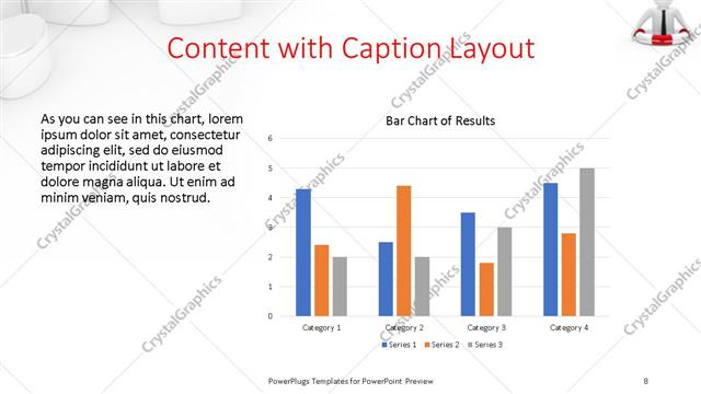Content with Caption presentation slide layout