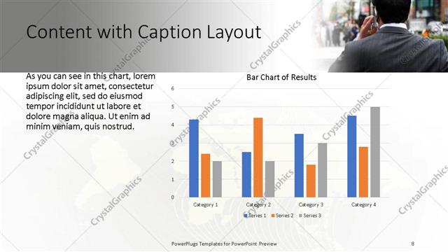 Content with Caption presentation slide layout