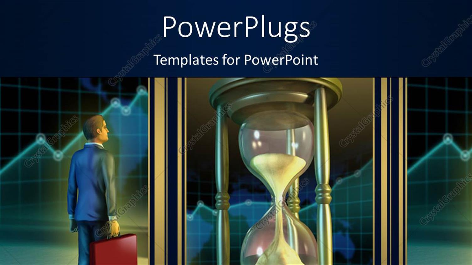 Featuring a Person Looking at a Giant Hour Glass