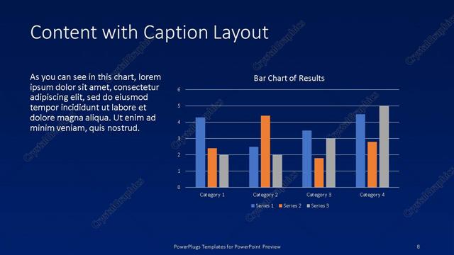 Content with Caption presentation slide layout