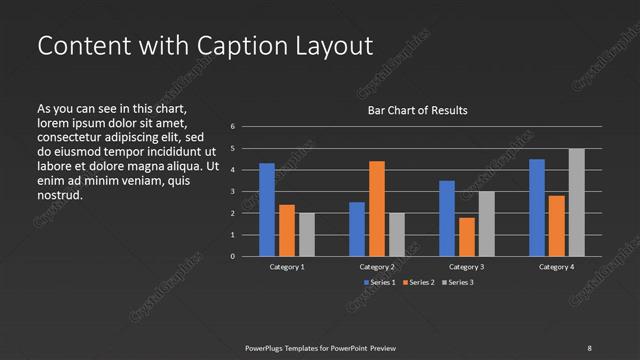 Content with Caption presentation slide layout