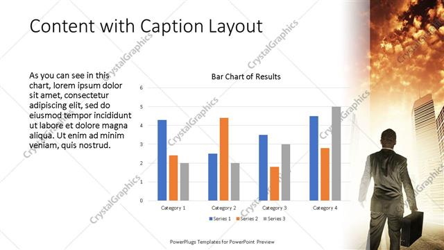 Content with Caption presentation slide layout