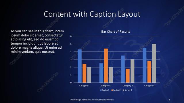Content with Caption presentation slide layout