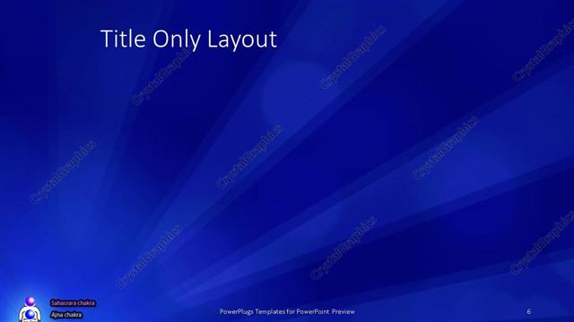 Title Only presentation slide layout