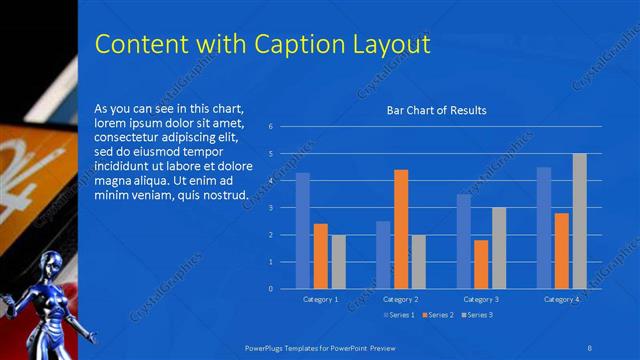 Content with Caption presentation slide layout