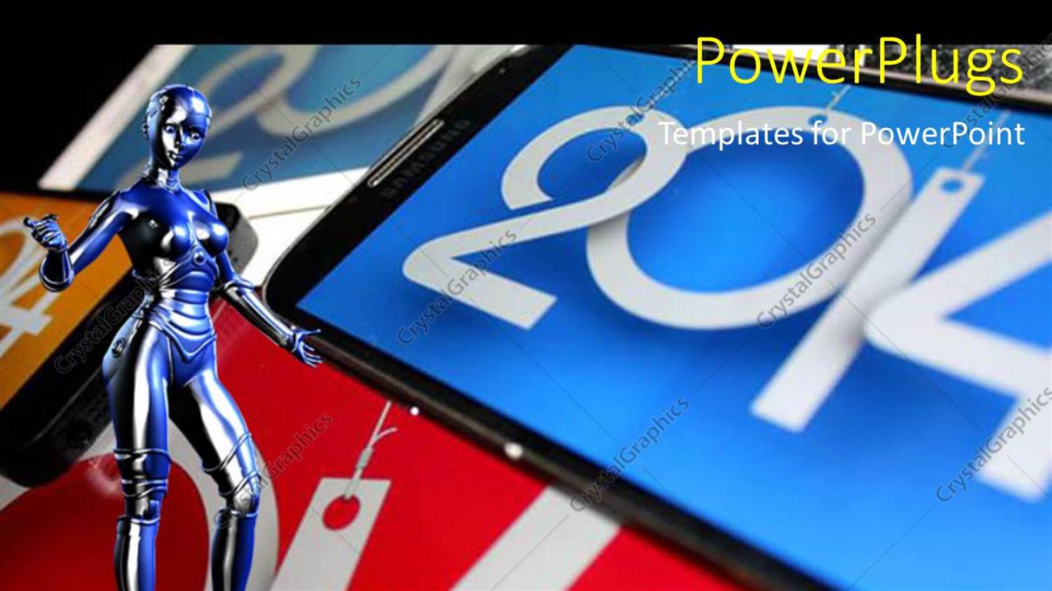 Featuring a Person with a Mobile Phone in the Background