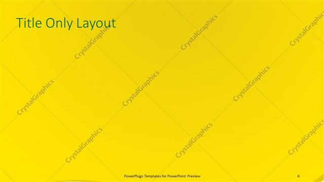 Title Only presentation slide layout