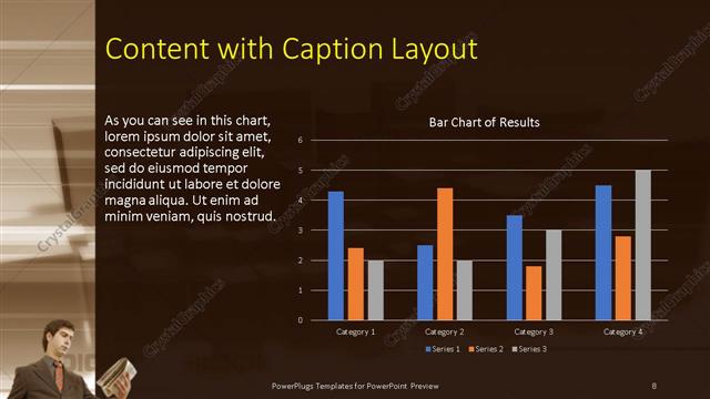 Content with Caption presentation slide layout