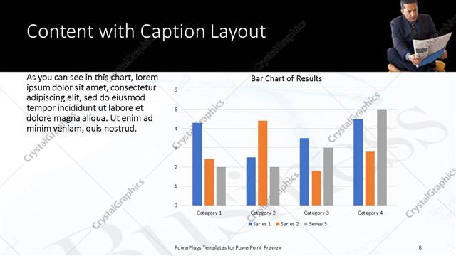 Content with Caption presentation slide layout
