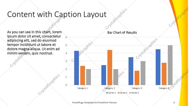 Content with Caption presentation slide layout