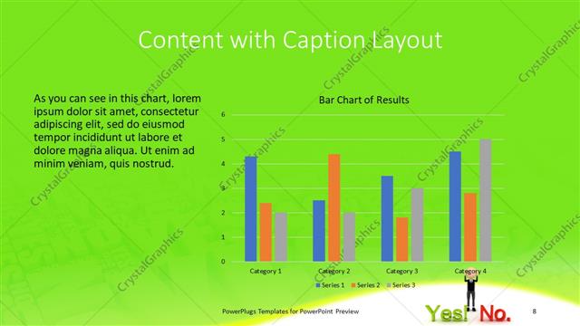 Content with Caption presentation slide layout