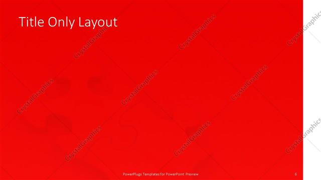 Title Only presentation slide layout