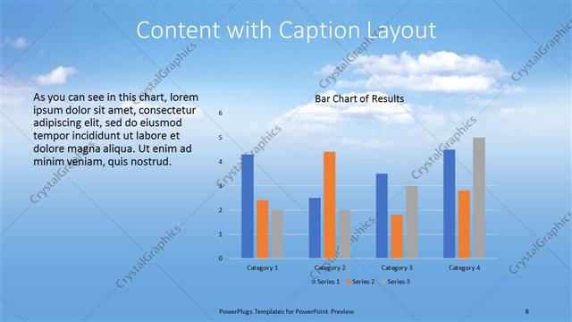Content with Caption presentation slide layout