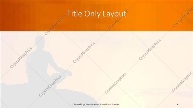 Title Only presentation slide layout