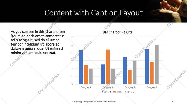 Content with Caption presentation slide layout