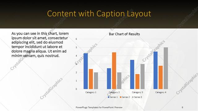 Content with Caption presentation slide layout