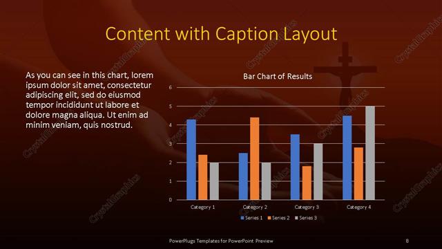 Content with Caption presentation slide layout
