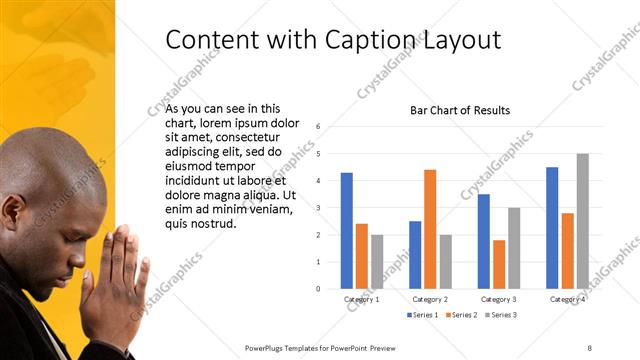 Content with Caption presentation slide layout