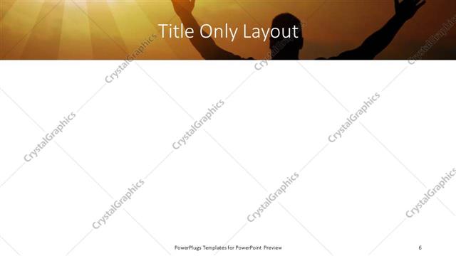 Title Only presentation slide layout