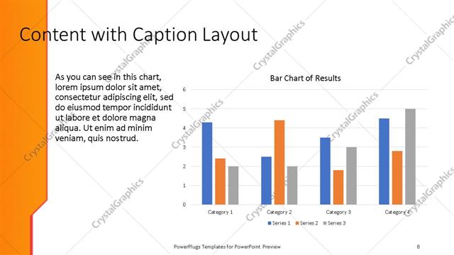 Content with Caption presentation slide layout