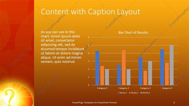 Content with Caption presentation slide layout