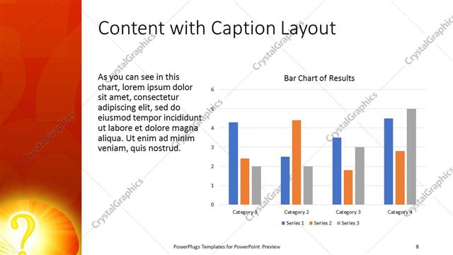 Content with Caption presentation slide layout