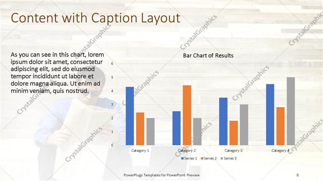Content with Caption presentation slide layout