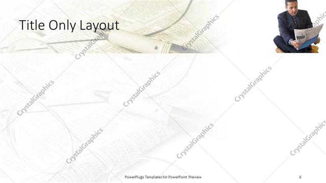 Title Only presentation slide layout