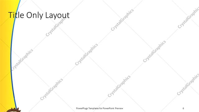 Title Only presentation slide layout