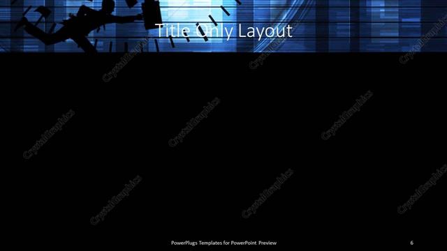 Title Only presentation slide layout