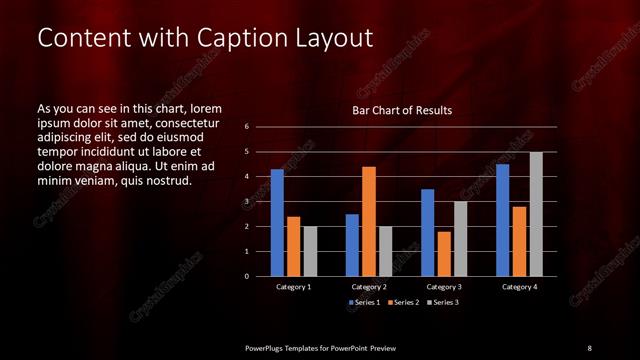 Content with Caption presentation slide layout