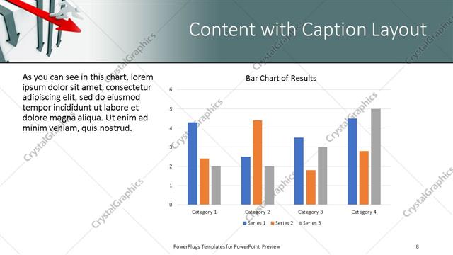 Content with Caption presentation slide layout