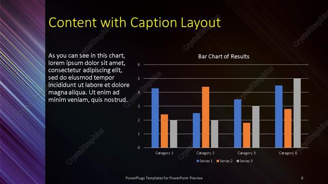 Content with Caption presentation slide layout