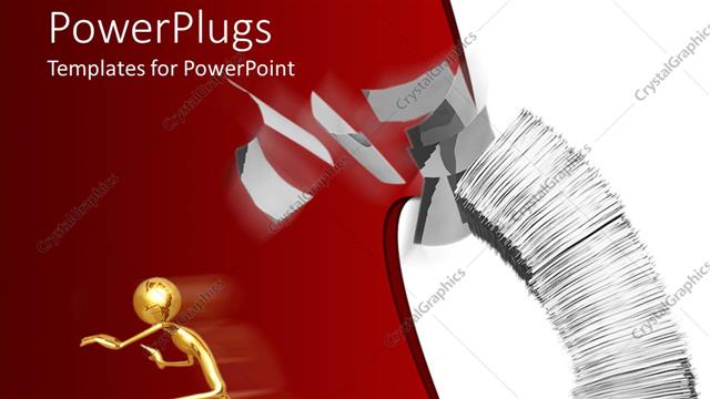  Presentation with files - A person running from the workload