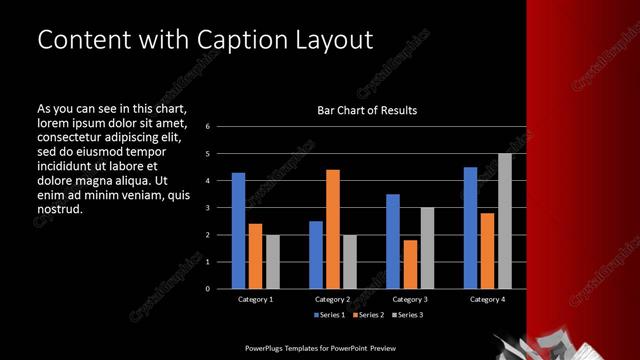 Content with Caption presentation slide layout