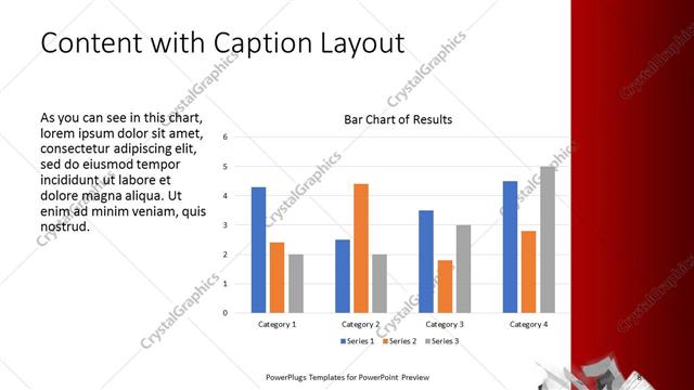 Content with Caption presentation slide layout