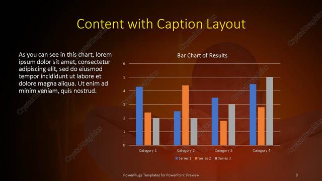 Content with Caption presentation slide layout